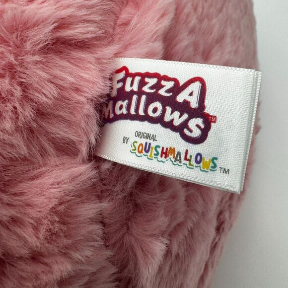 SQUISHMALLOWS | RARE Fuzzamallow Patty the Cow 12" Plush Pink Purple TikTok EUC‎ - Picture 3 of 5